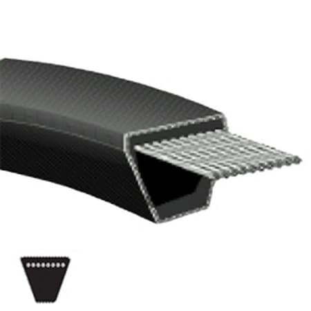 Continental V-Belt, Conti V, 3V530, 3V, NBR, SBR, 3/8 in Top Width 3V530